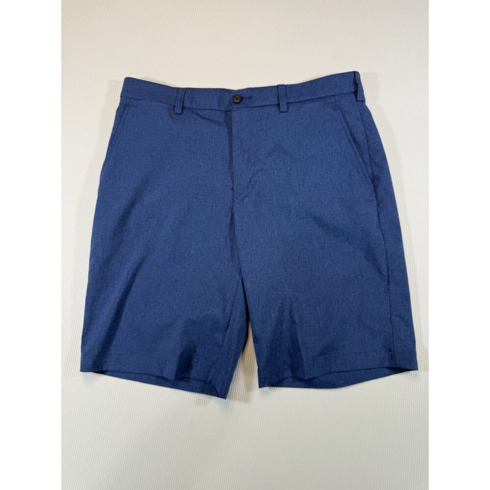 Grand Slam Golf Shorts Performance Blue Heathered Mens Size 32 Pockets